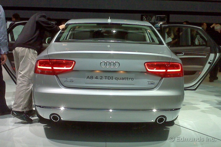 audi s8 2011. 2011 Audi A8 Drops Its Towel.